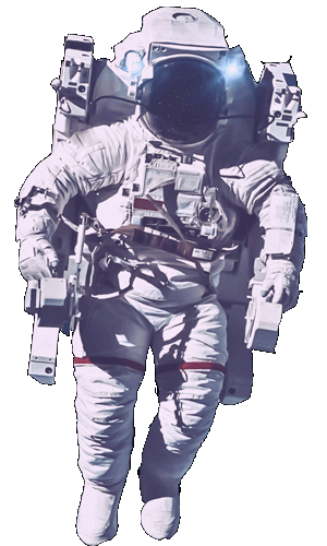 floating astronaut